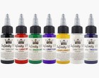 7pcs 30ml Professional Tattoo Ink Set - Color Pigment Beauty Inks