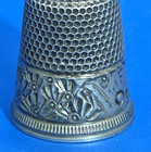 Antique Mkd Ketchum   Mcdougall Sterling Silver Thimble  Size 9