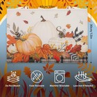 Simpeak Thanksgiving Placemats  12x18 Inch Pumpkins Fall Harvest Placemats Se   