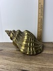 Vintage Possible Fritz Brass Conch Shell Seashell Large  8 5   