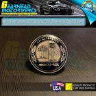 Amg Front Hood Emblem Affalterbach Black Chrome Apple Badge Mercedes Benz 57mm