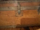 Beautiful Antique Wood Doll Trunk 1800s