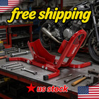 Duty Motorcycle Wheel Chock     1800 Lb Capacity  Fit 6 -21  Tires Heavy Universal