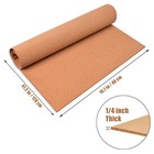 Cork Board Roll  1 4   6mm  Thick Cork Boards For Walls  16 x47  40x120cm  Co   