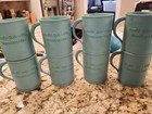 Lot Vintage Light Blue Plastic Mug Cup Nesquik 3d Bunny Nestle Quik Milk
