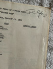 Secret Files Of Captain Video Original Tv Script 1954 Rare  Dumont Television