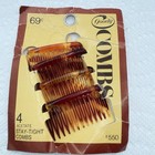 1975 Goody 4 Stay Tight Acetate Mini Combs  550 Nos 2  150 Hairpins Vintage