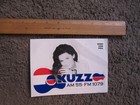 Shania Twain Kuzz-am Bakersfield ca  Country Radio Station Promo Peel stick Card