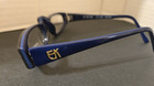 Nos Emmanuelle Khanh Paris Ek 509 60 Blue Acetate Eyeglasses Full Frame Vintagep