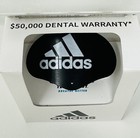Adidas Black Mouth Guard - Lip Protector - One Size Fits All - With Tether - New
