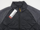 New  Saucony Boulder Oysterpuff Men s Medium Black  Gray Running Jacket