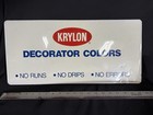 Krylon Metal Decorator Sign 1980 Vintage Spray Paint Can Circa  10 375    X 21 75   