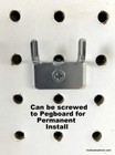  20 Pack  Picture Clock Notch Utility  j  Peg Hook  For 1 8 To 1 4  Pegboard