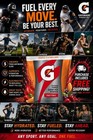 Gatorade Powder Fruit Punch Yields 80 Gallons  21 Oz Pouches  case Of 32 