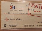 Hofer Adolph Schayes Signed Philadelphia 76ers Team Check      psa    Authenticated