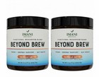 2-pack Vanilla Beyond Brew Mushroom Coffee 7-in-1 Cacao Energy focus gut mental 