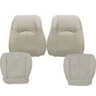 Replacement For 2007 2008 Infiniti G35 Front Perforated Leather Seat Cover Tan