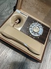 Vtg Gte Executive Rotary Phone In A Decorative Box - Works Deco Tel