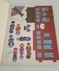 Vintage Tiny Press Out Neighborhood Punch Out Book Paper Doll Toy Model 70s 1976
