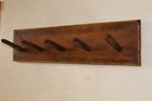 Real Mortise Tenon Old Barn Board Coat Hat Wall Wood Wooden Rack Clothing Rustic