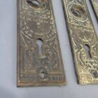 Antique Eastlake Design Cast Iron Backing Plate Lot Of 4 Door Knob Hardware