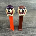 6 Pez Dispensers Flinstones Tasmanian Devils Simpsons Multicolor