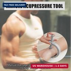 2pcs Acupressure Hand Clip Pressure Point Massage Tool Migraine Relief Gray