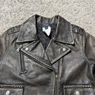 Polo Ralph Lauren Leather Iconic Kids Washed Leather Biker Motorcycle Jacket M