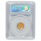 1862 Indian Princess Head Gold Dollar  1 Pcgs Ms 63