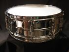 Vintage 1962-63 Super Ludwig 400 5x14  Cob  chrome Over Brass  Snare Drum