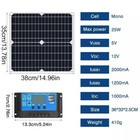 200 Watts Solar Panel Kit 12v 100a Battery Charger With Controller Caravan Boat