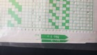 Pc425 Brother Knitting Machine Patterns Punch Cards G Carriage Kg B Set 1-5 