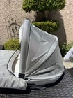 Uppababy Vista Baby Padded Bassinet Original Carrier Black   Gray Clean Complete