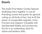 Andis Clipper And Trimmer Set