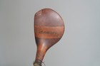 Antique Hickory Wood Shaft Golf Club Driver Spaulding Bros Vintage
