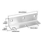 L Bracket  Heavy Duty Corner Brace  4 Pack 4  Metal Shelf Bracket Angle Brack   