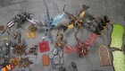 Vintage Mega Bloks Dragons Castle Lot Minifigures Dragons Terrain Parts 2000s