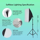 Photography Lighting Kit With Backdrops  Photo Studio Equipment For Photo Shoot
