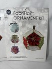 New Lot Of 3 Dritz Fabriflair Ornament Kits - Makes 6 Fabric Christmas Ornaments