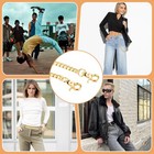 Heavy Duty Pants Chain Belt Wallet Keychain For Men Women Jeans Trousers