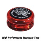 Yomega Fireball Responsive Transaxle Yo-yo Red Black 58 4mm 52g 2 Extra Strings