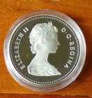 1981 Canada Mint Proof Train Silver Dollar Coin W case