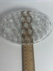 Vintage Glass Oval Flower Frog Insert 33 Holes