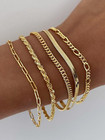 Gold Bracelets For Women Waterproof 14k Real Gold Jewelry Sets For Women Trendy