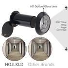 Brass 200 Degree Door Viewer Peephole With Rotating Privacy Cover For 1 33 -2 3 