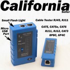 Network Cable Tester   Crimper   100 Cat5e Rj45 Connector Plug Tool Kits 8p8c 4c