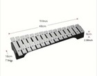 Glockenspiel Xylophone 15-note With Wood Base  2 Mallets  And Carry Case