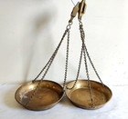 Antique Handcrafted Brass Weight Balancing Scale Decorative Collectible Mt158