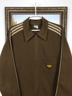 Vintage 80 s Adidas Schwahn West Germany Jacket Brown Track Top Mens Size M