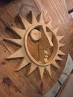 Vtg David Gil Mcm Modernist Sun Face Bennington Pottery Sculpture Wall Art